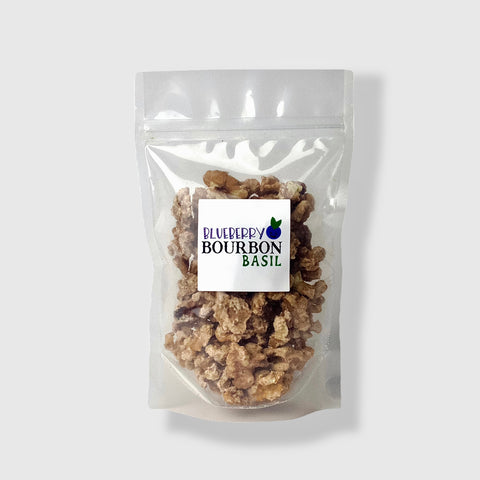 Blueberry, Bourbon & Basil Candied Walnuts 5 oz